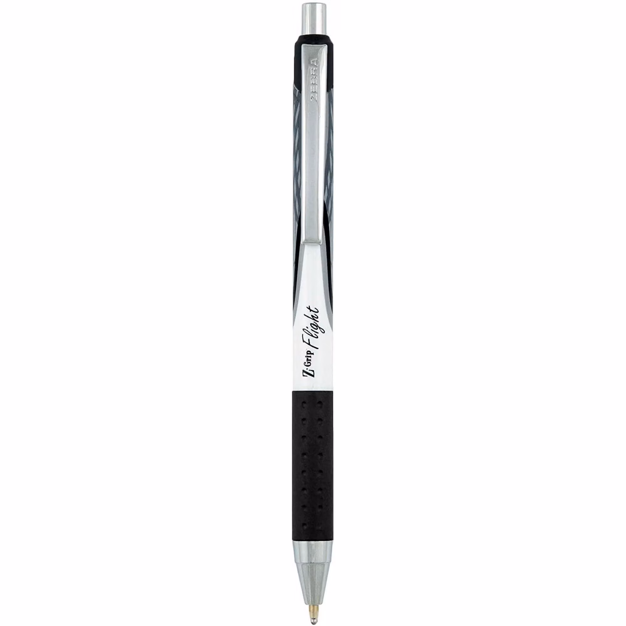 Zebra Z-Grip Flight retractable ballpoint pens with assorted ink colors, 10-count pack